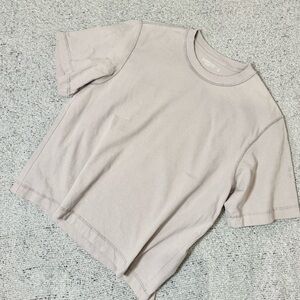 Abercrombie & Fitch Light Beige Tee Heavy Cotton Size M